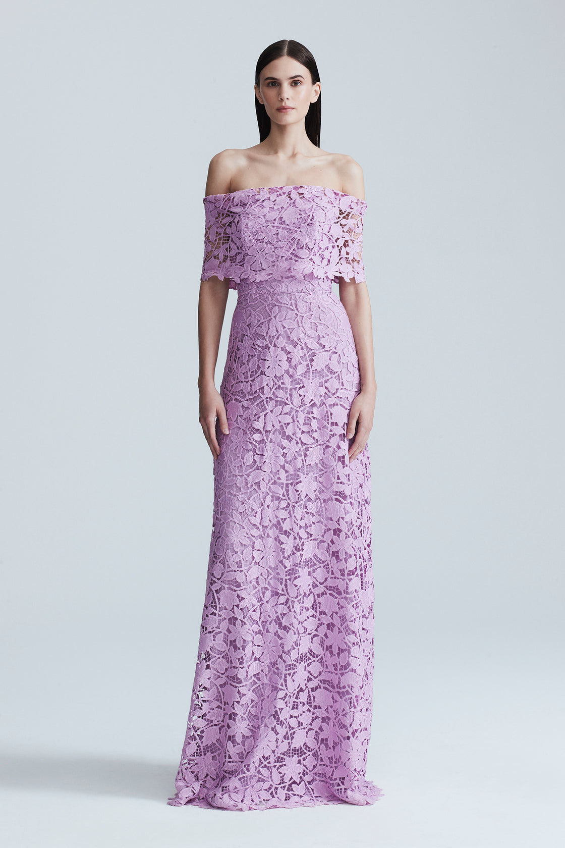 Floral Guipure Lace Deedie Gown