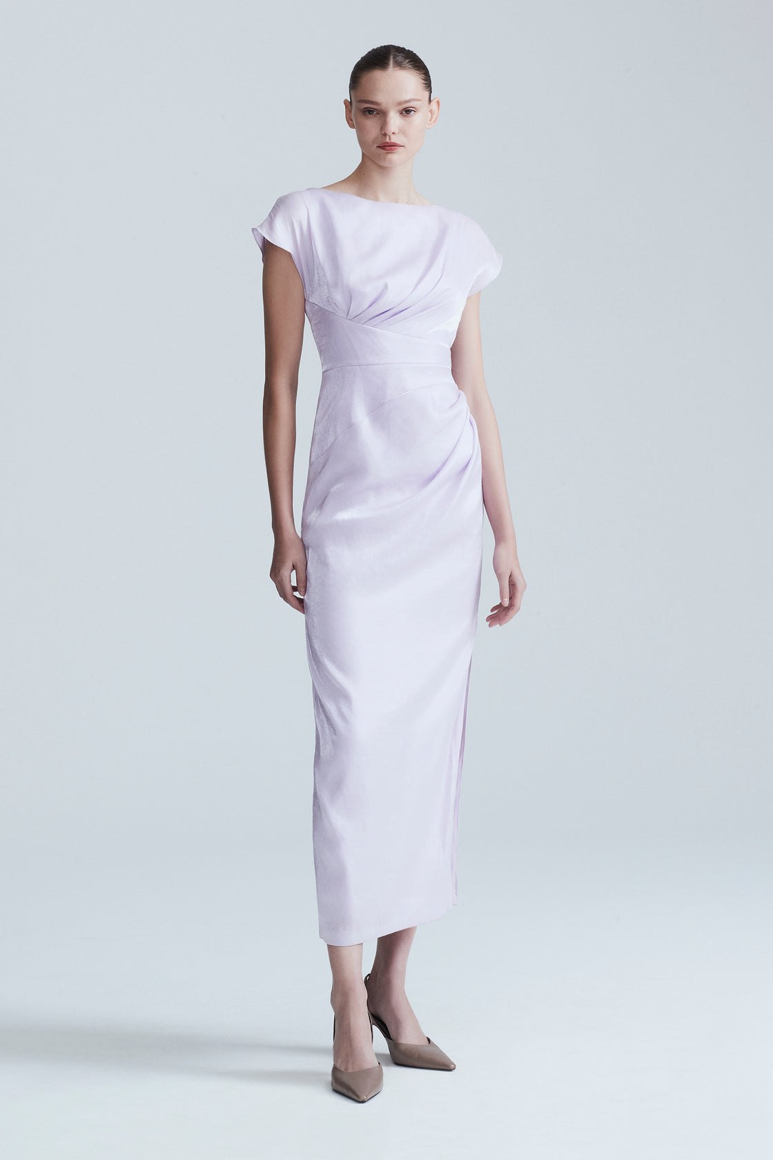 Satin Crepe Florence Dress