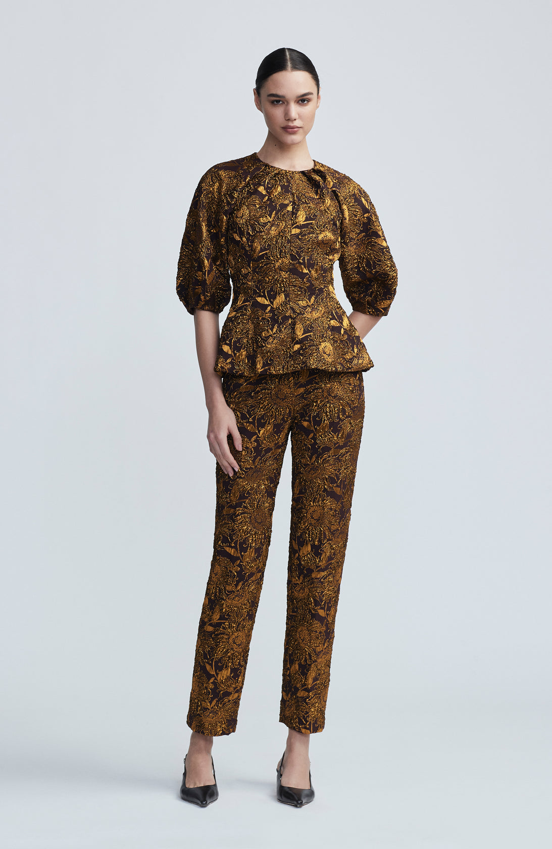 Sunflower Jacquard Demi Pant