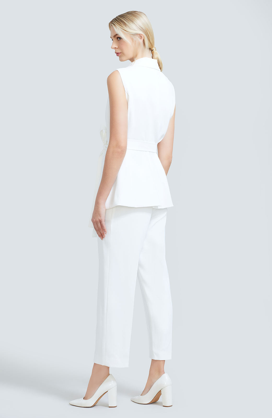 Stretch Crepe Demi Pant