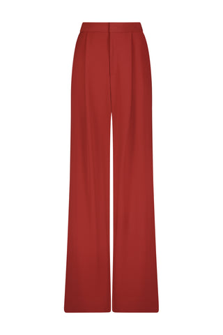 Fluid Crepe Wide Leg Trouser