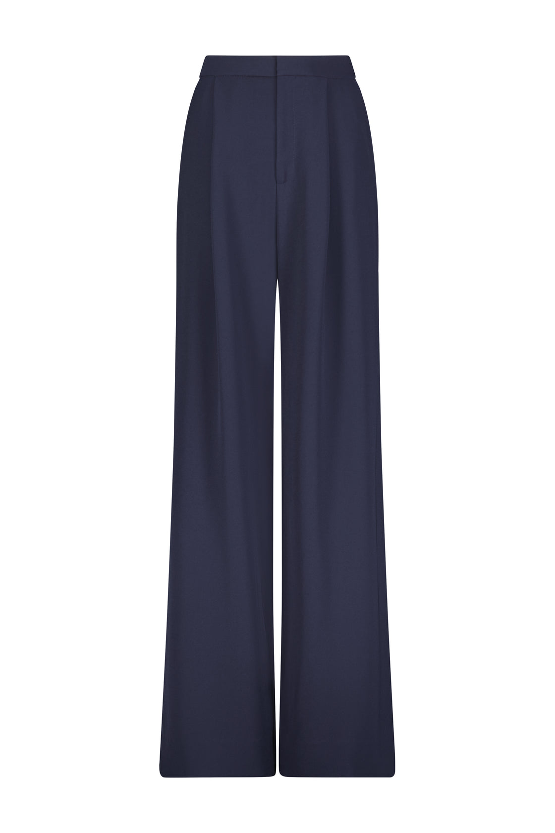 Fluid Crepe Wide Leg Trouser