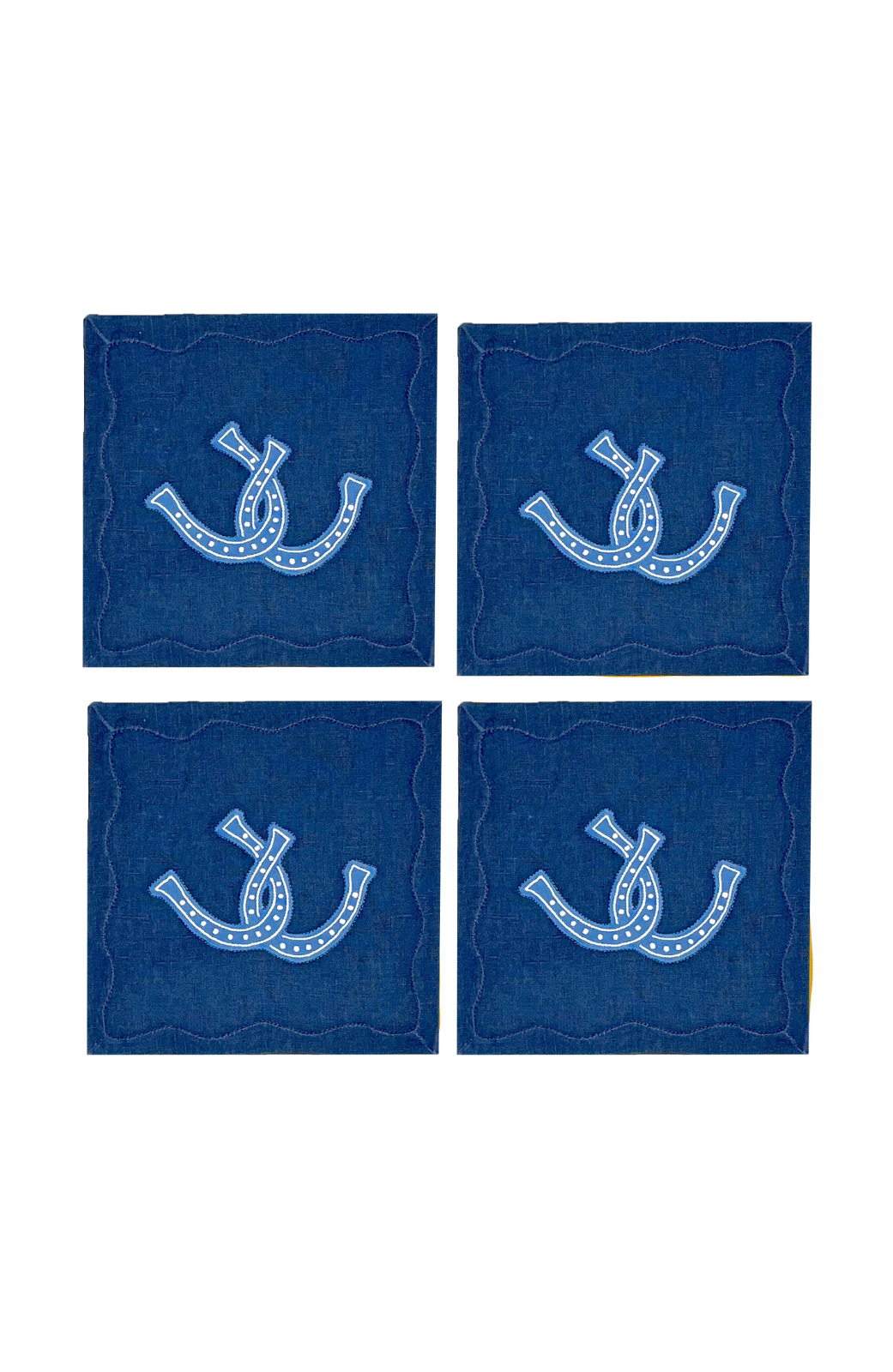 Elizabeth Lake Get Lucky Cocktail Napkins (Set of 4)